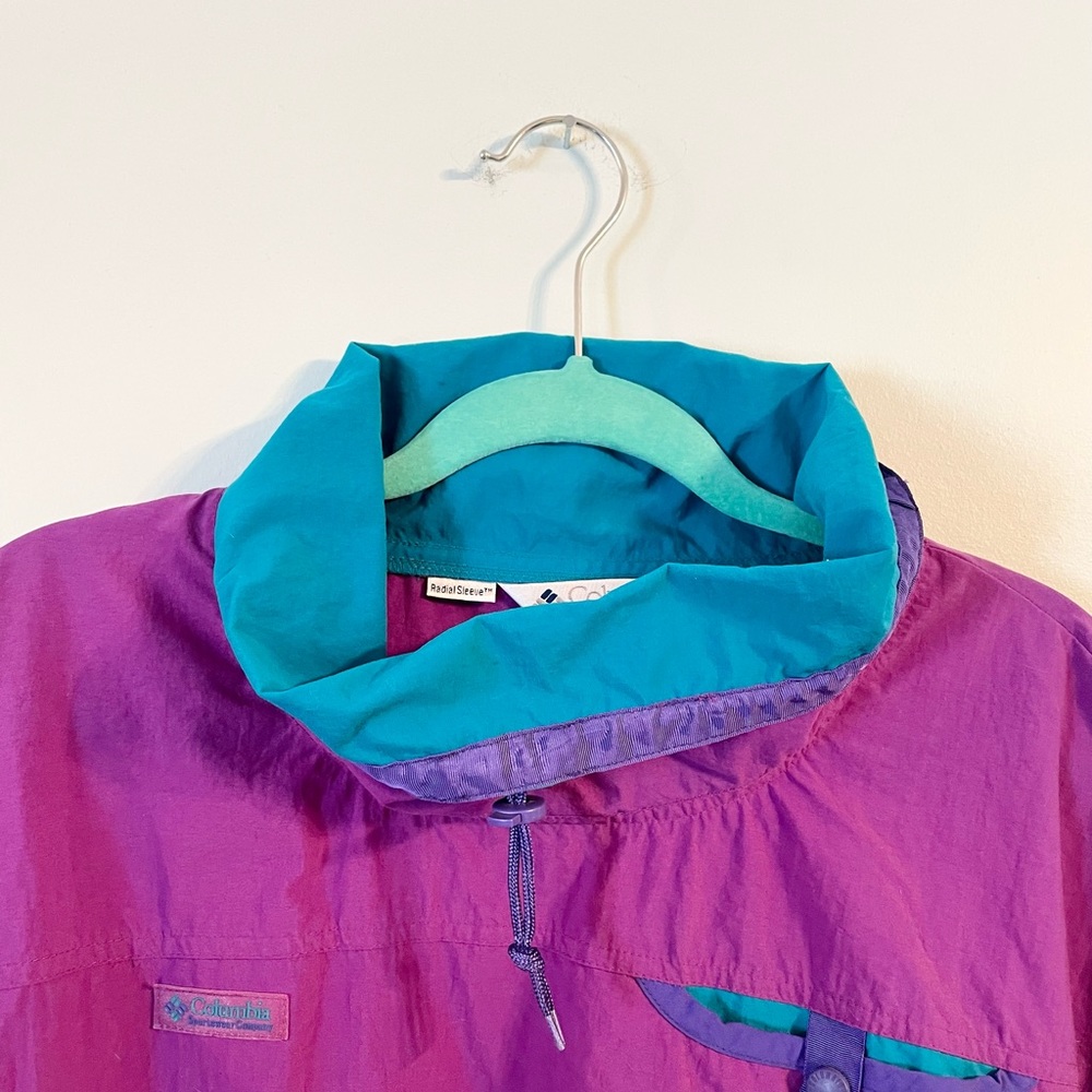 Vintage Columbia Radial Sleeve Windbreaker - Picture 2 of 11